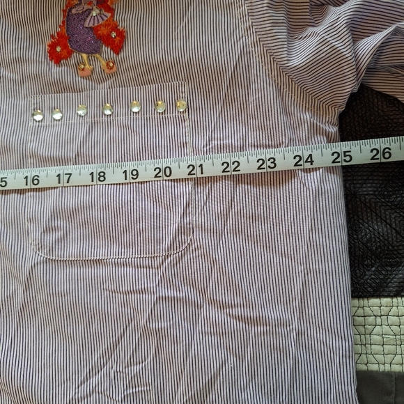 Vintage Red Hat Society By Tia Designs Ruby Elite Long Sleeve Shirt Sz XL - Picture 9 of 10